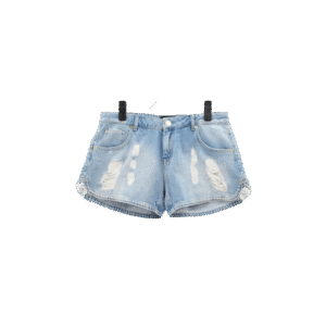 Short jean-rayado